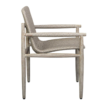Sumba - Wicker Outdoor Dining Chair - Gray