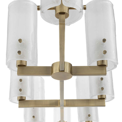 Mistie - 8 Light Linear Chandelier - Bronze