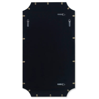 Lennox - Scalloped Corner Mirror - Brass