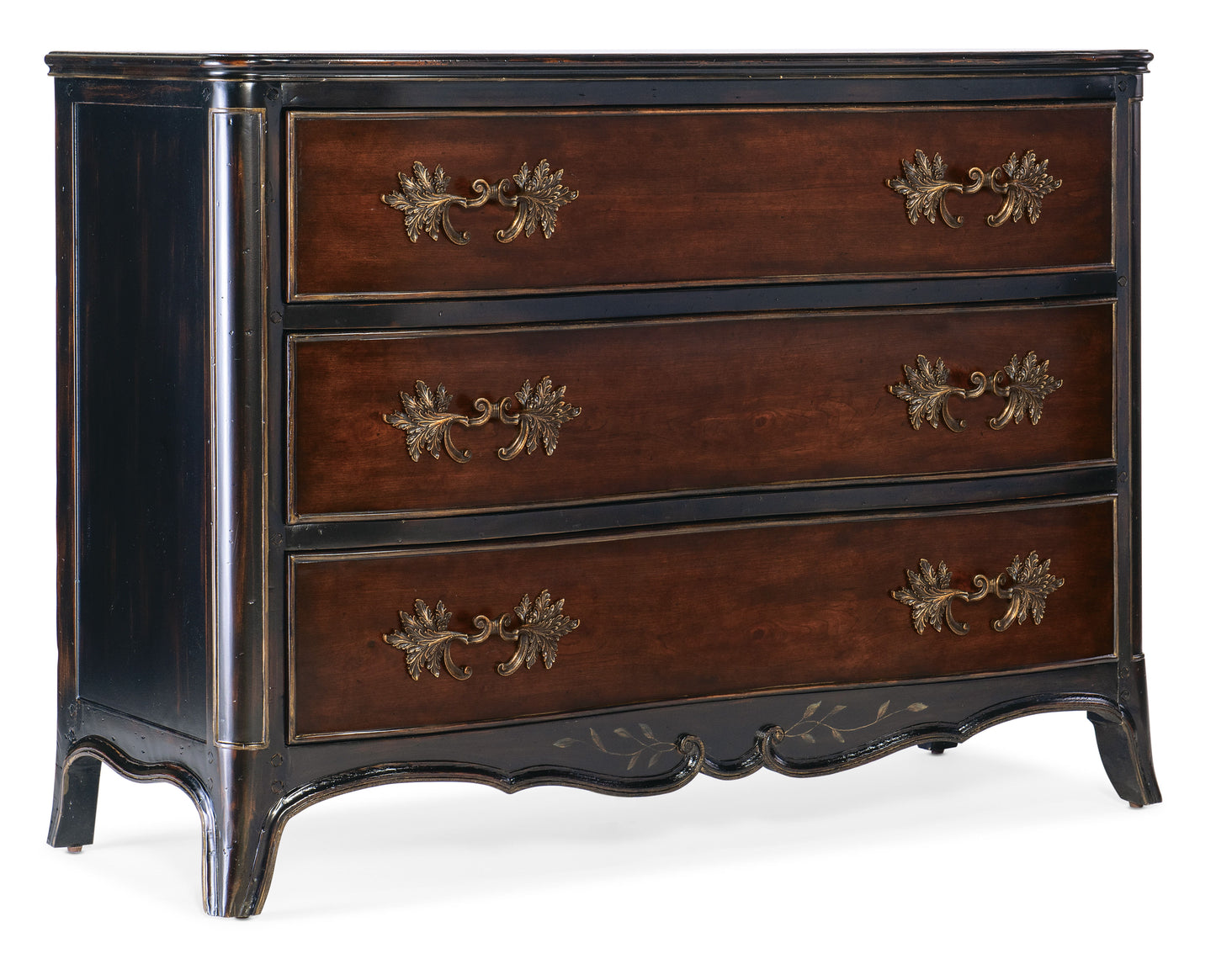 Charleston - Three-Drawer Accent Chest - Dark Brown