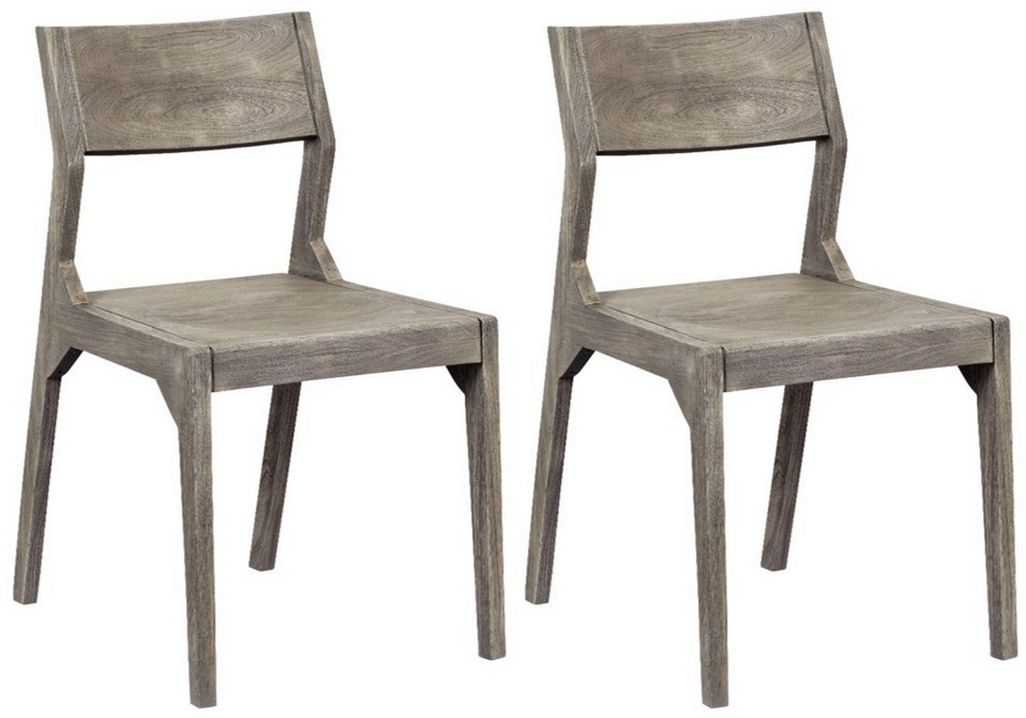 Yukon - Angled Back Dining Chairs (Set of 2) - Sandblast Gray