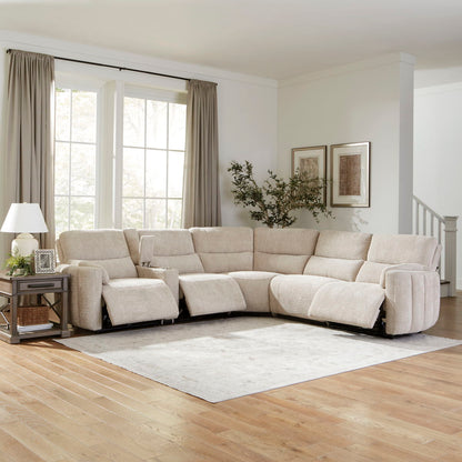 Modesto - Modular Power Reclining Sectional With Power Adjustable Headrests