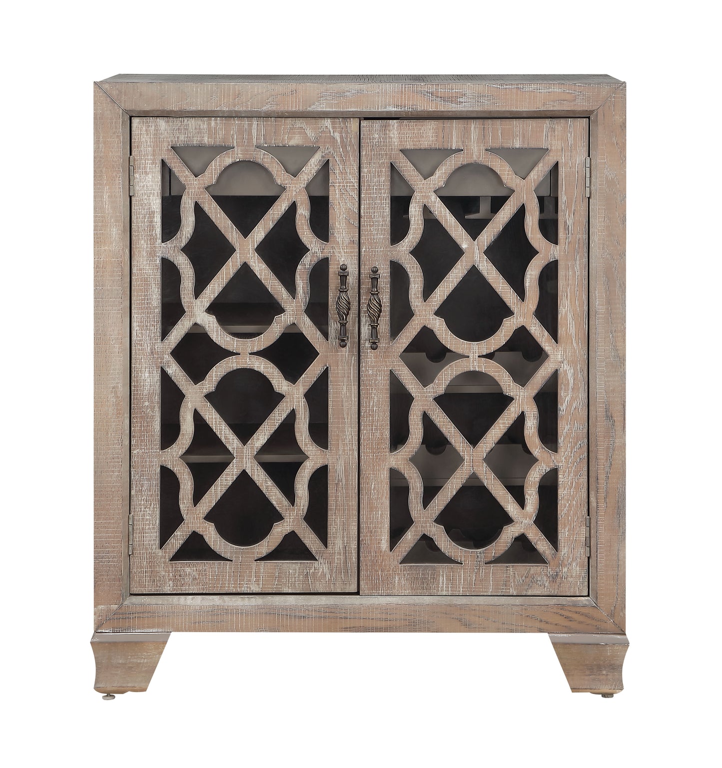 Dakota - Two Door Wine Cabinet - Bronte Light Brown