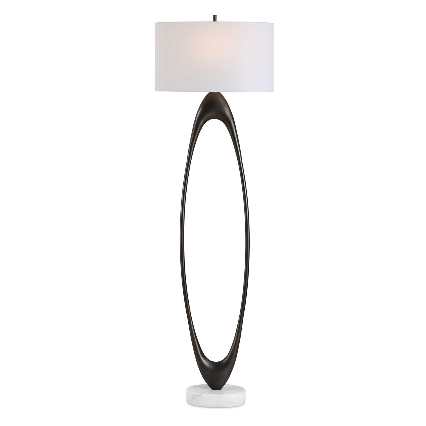 Sonic - Open Oval Floor Lamp - Bronze