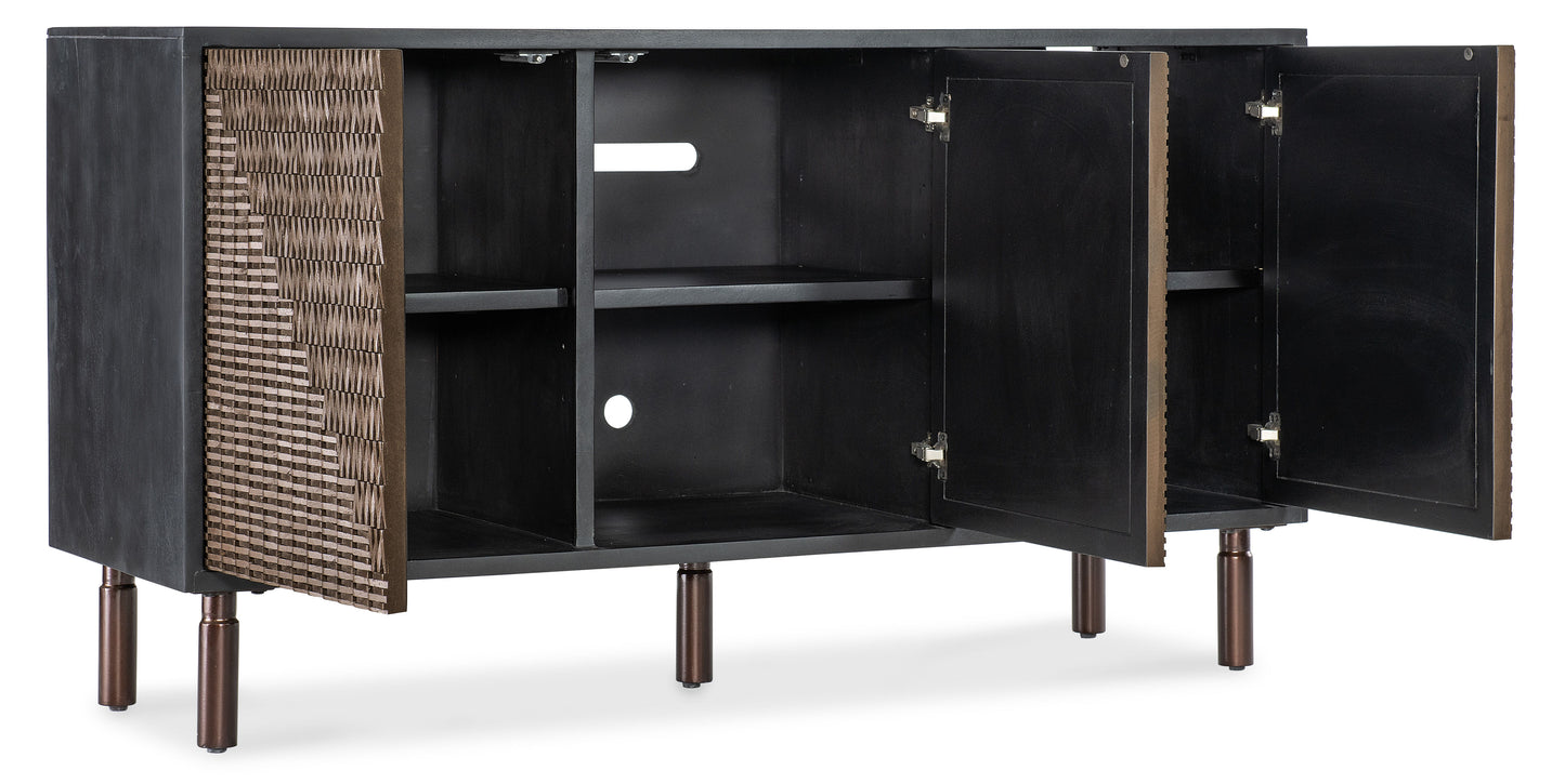 Commerce And Market - Jachar Entertainment Credenza - Dark Brown