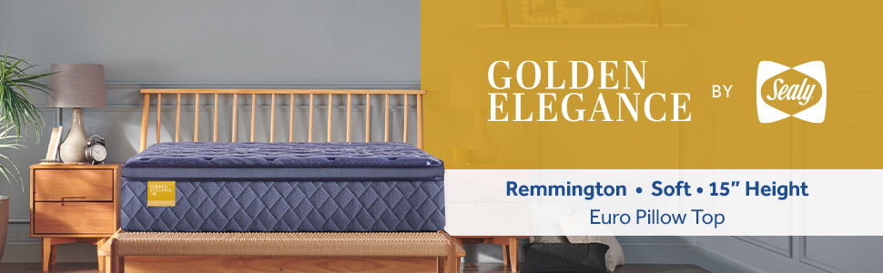 Golden Elegance - Remmington Soft Euro Pillow Top Mattress