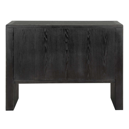 Bierk - 2 Door Cabinet - Dark Stain