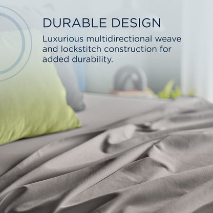Linens - Tempur Luxe Egyptian Cotton Sheet Set - Cool Gray