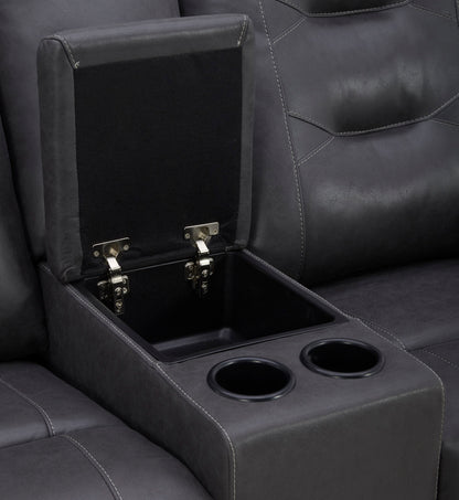 Caldwell - Power Console Loveseat