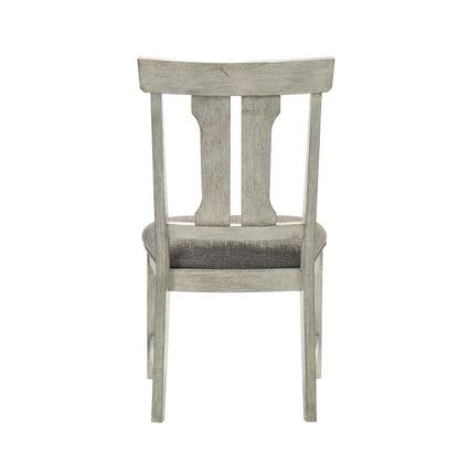 Hallendale - Splat Back Side Chair - Gravel Wash