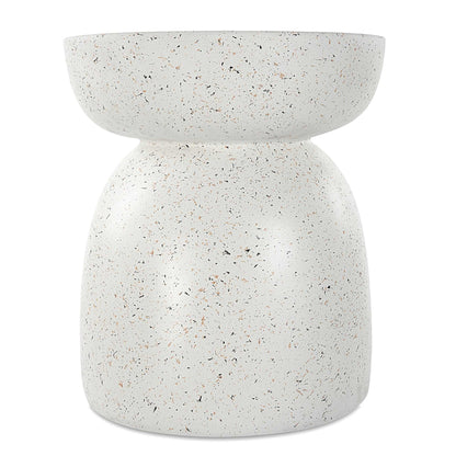 Inhale - Cast Accent Table - White