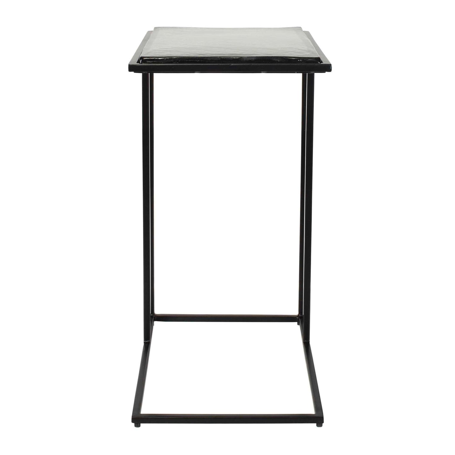 Mateo - Glass Top Accent Table - Black