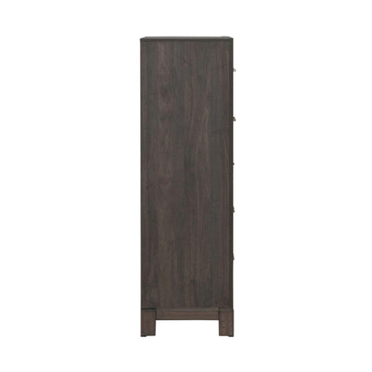 Modern Edge - 5 Drawer Chest - Brown