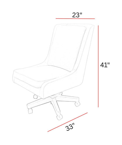 Dc#131 - Desk Chair - Lotus Cream