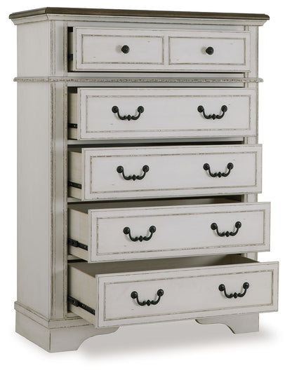 Blendon - Two-tone - Five Drawer Chest