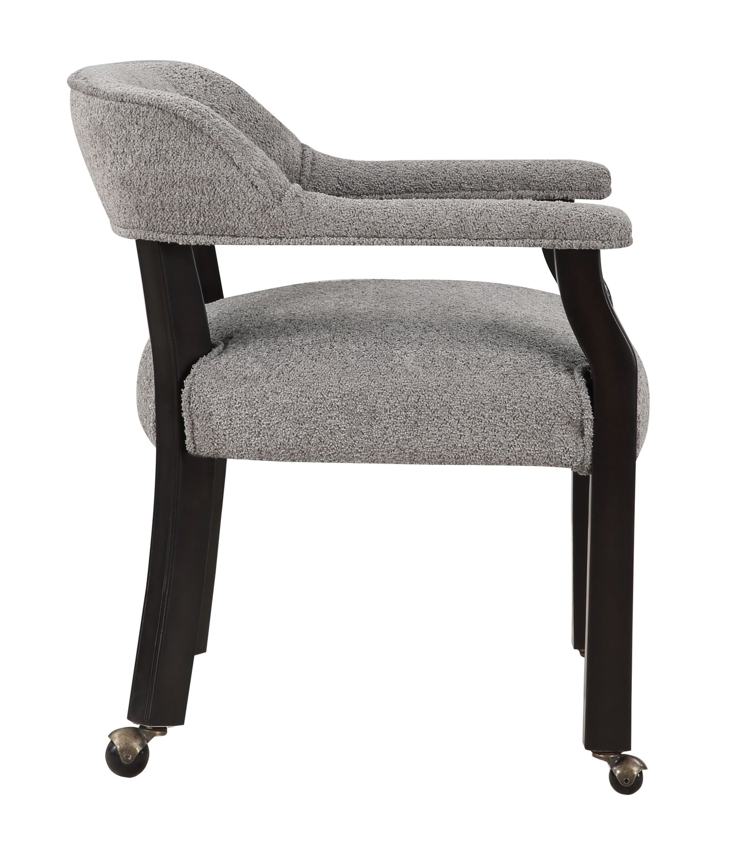 Vandusen - Castered Dining Chair - Black / Gray