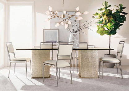 Geometry - Metal Side Chair - Radiance / Beige