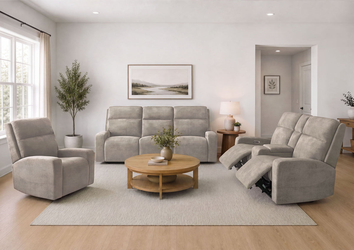 Traxton - Power Zero Gravity Tilt Console Loveseat