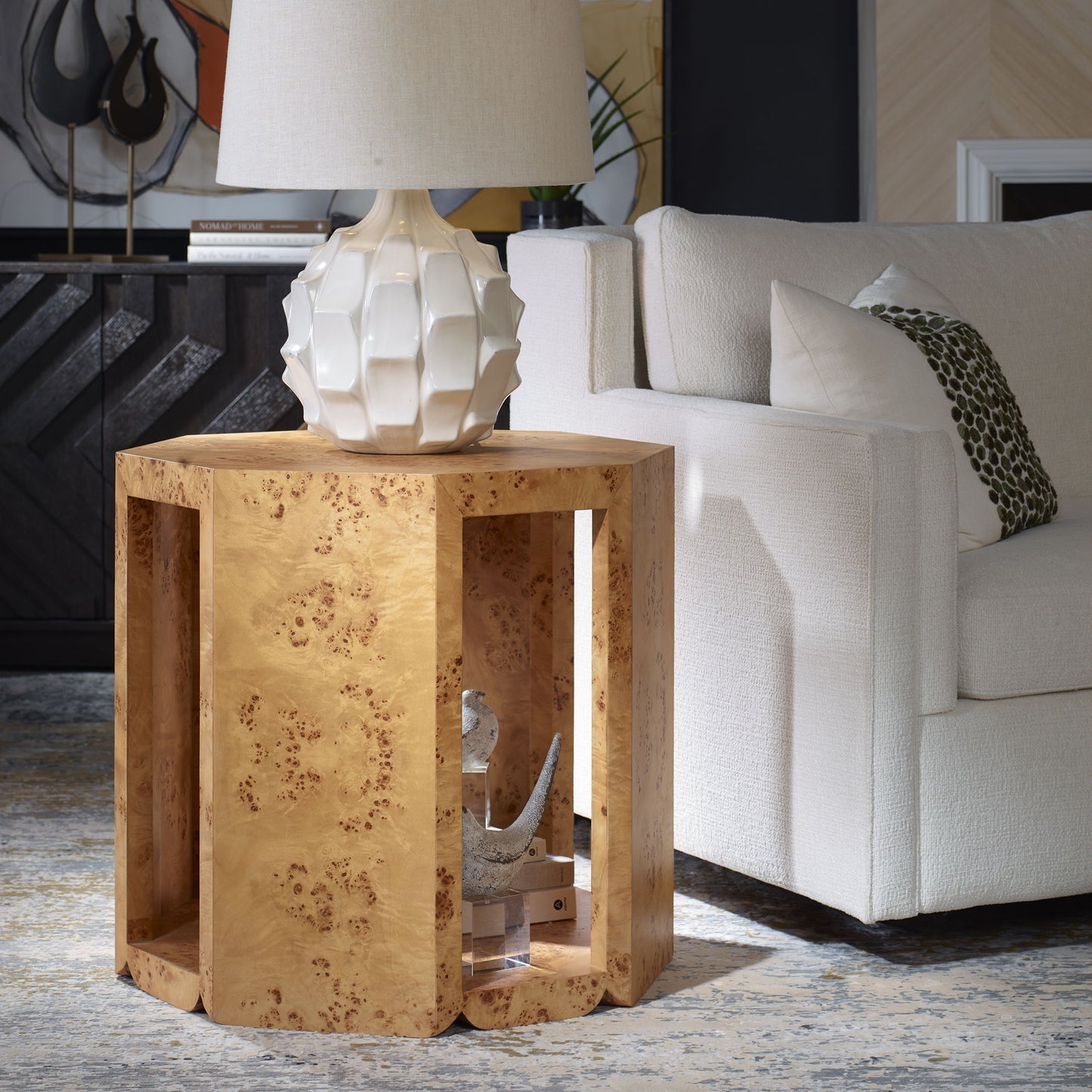 Indus - Side Table - Burl