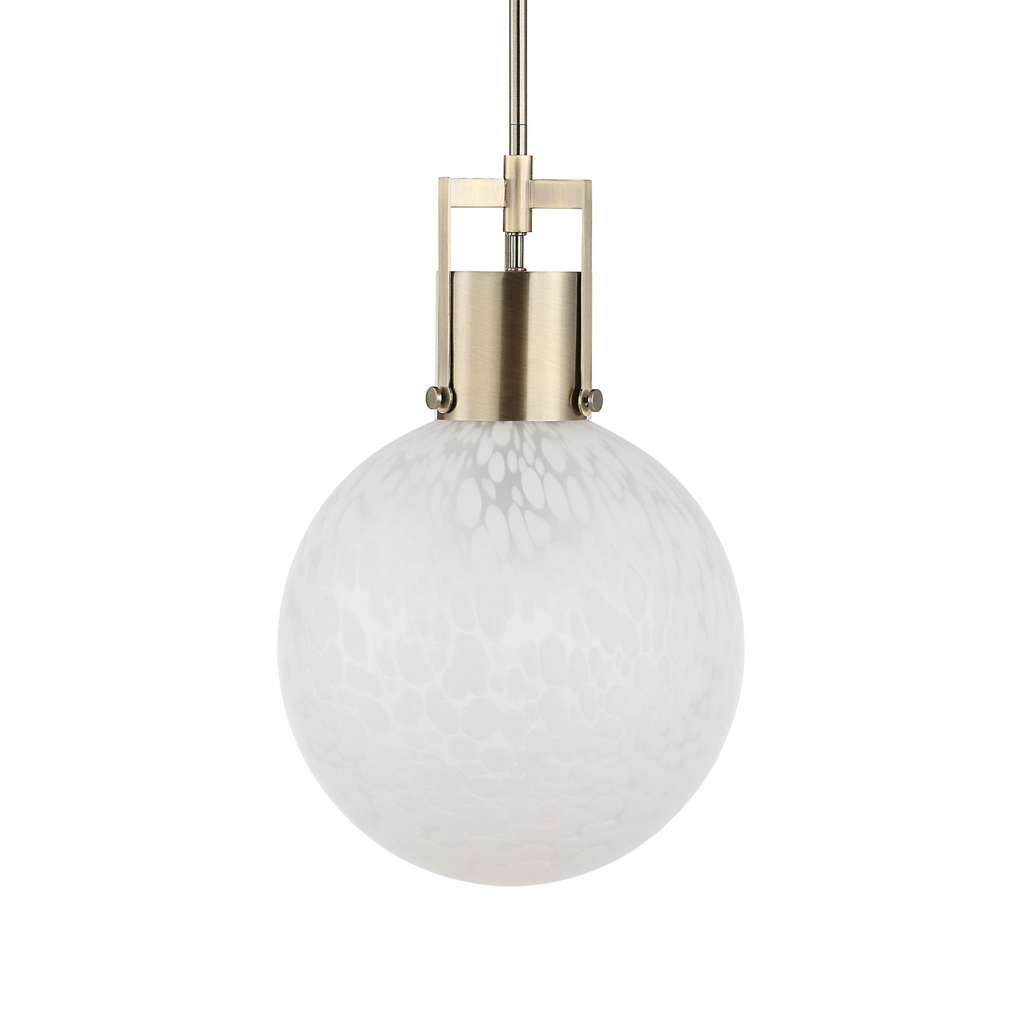 Huch - 1 Light Glass Pendant - White