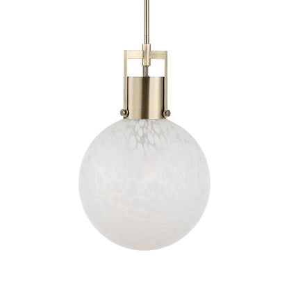 Huch - 1 Light Glass Pendant - White