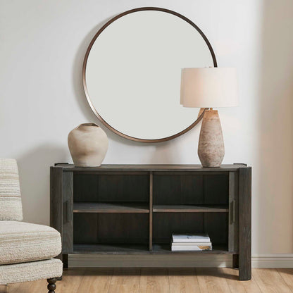 Drury - 2 Door Cabinet - Dark Gray