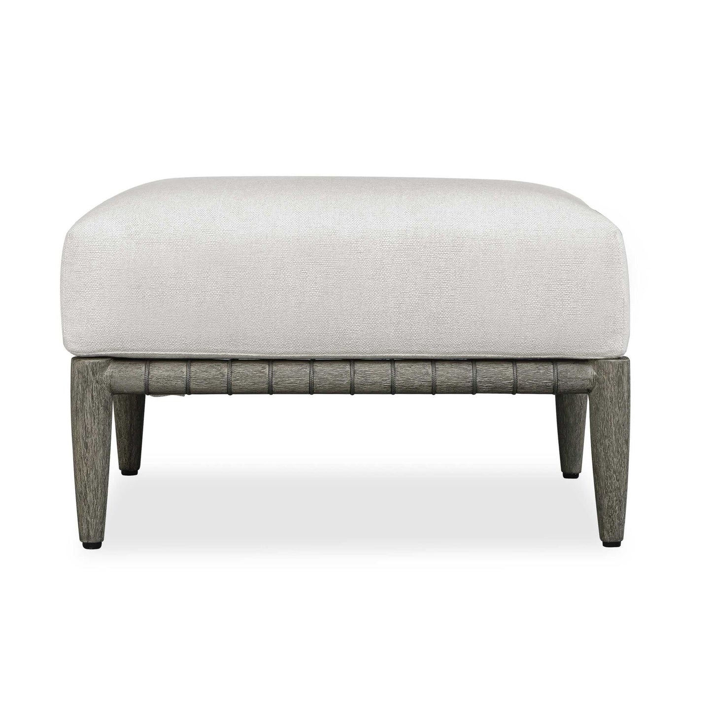 Borneo - Cushion Outdoor Ottoman - White