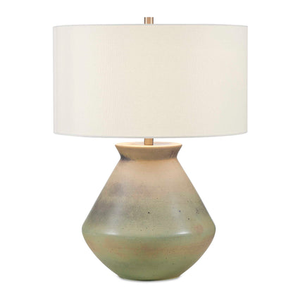Natrone - Table Lamp - Brown,Gray,Green