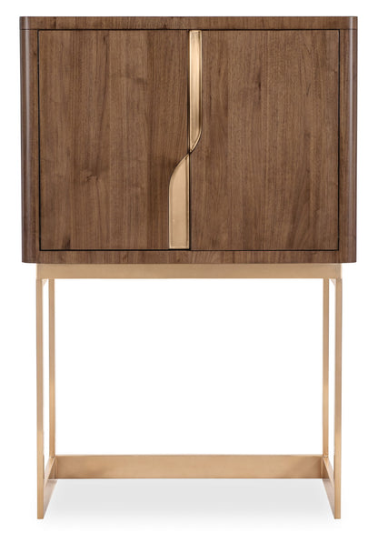 Eleana - Bar On Stand - Medium Wood