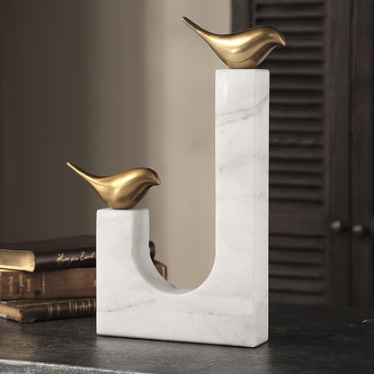 Songbirds - Sculpture - Brass