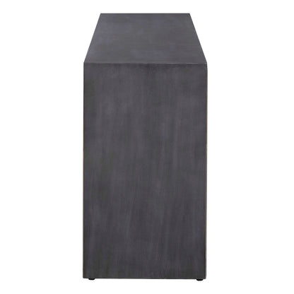 Vail - Reclaimed Wood Console Table - Dark Brown