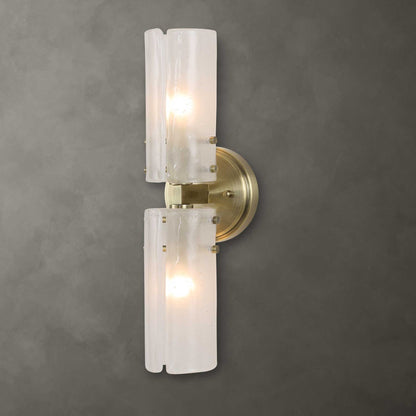 Mistie - 2 Light Glass Sconce - Bronze