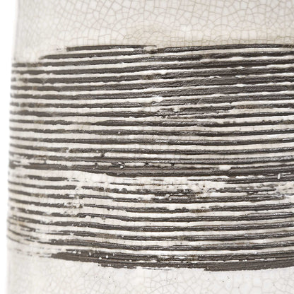 Comanche - Crackle Table Lamp - White