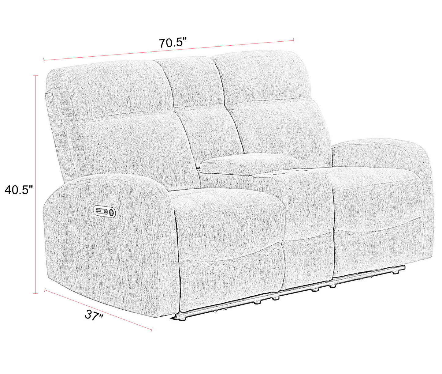 Tuscany - Power Reclining Sofa Set