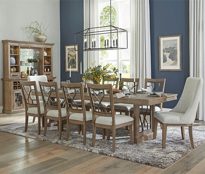 Sundance Dining - Grid Back Dining Chair (Set of 2) - Sandstone