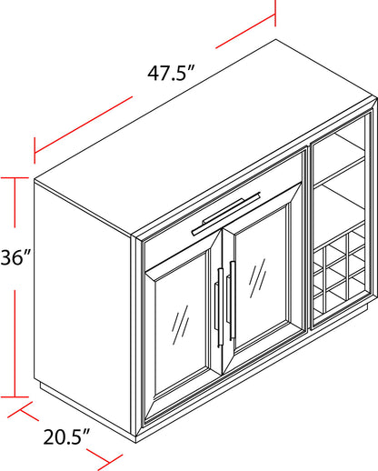 Pure Modern Dining - Multi-Functional Server - Moonstone