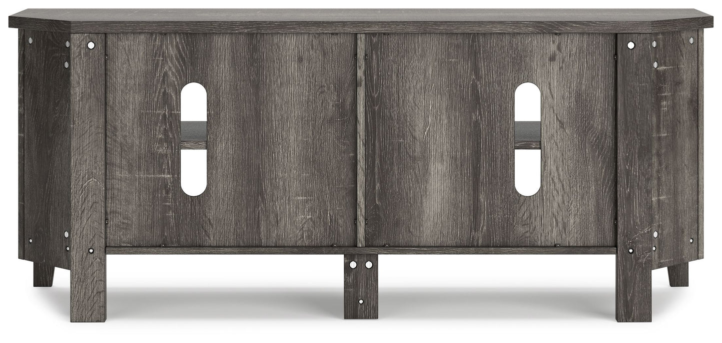 Arlenbry - Gray - Medium Corner TV Stand