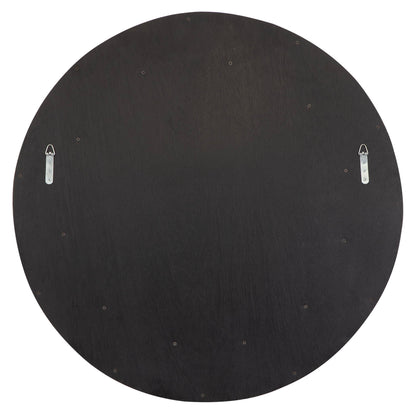 Dutton - Round Mirror - Dark Walnut