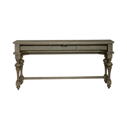 Americana Farmhouse - Console Bar Table - Light Brown