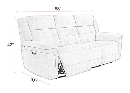 Richland - Power Reclining Sofa Set