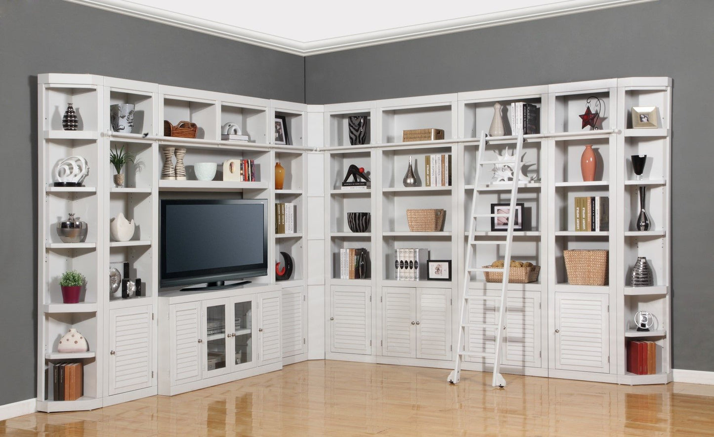 Boca - TV Console - Cottage White
