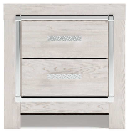 Altyra - White - Two Drawer Night Stand