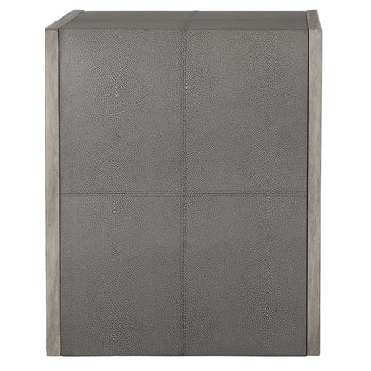 Aerina - Modern End Table - Gray