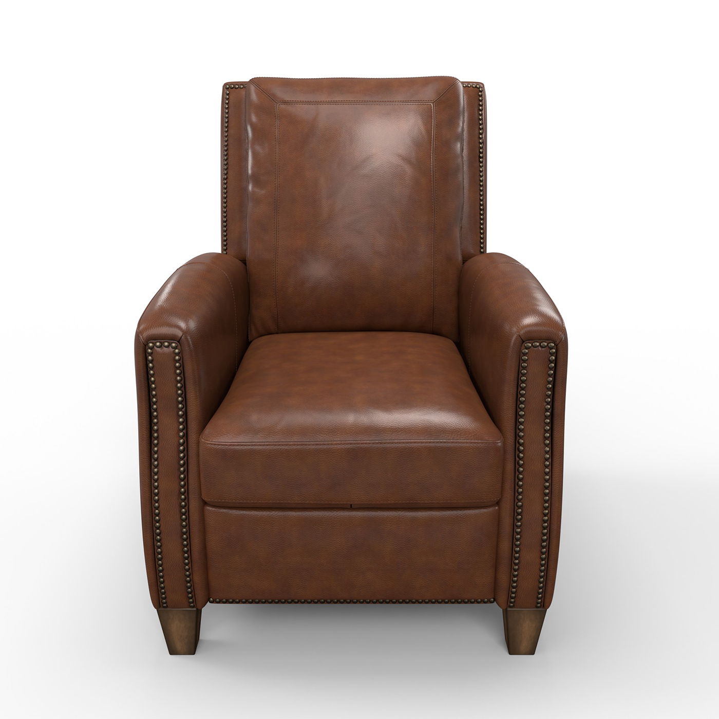 Hunter - Manual Pushback Recliner - Chestnut Charm