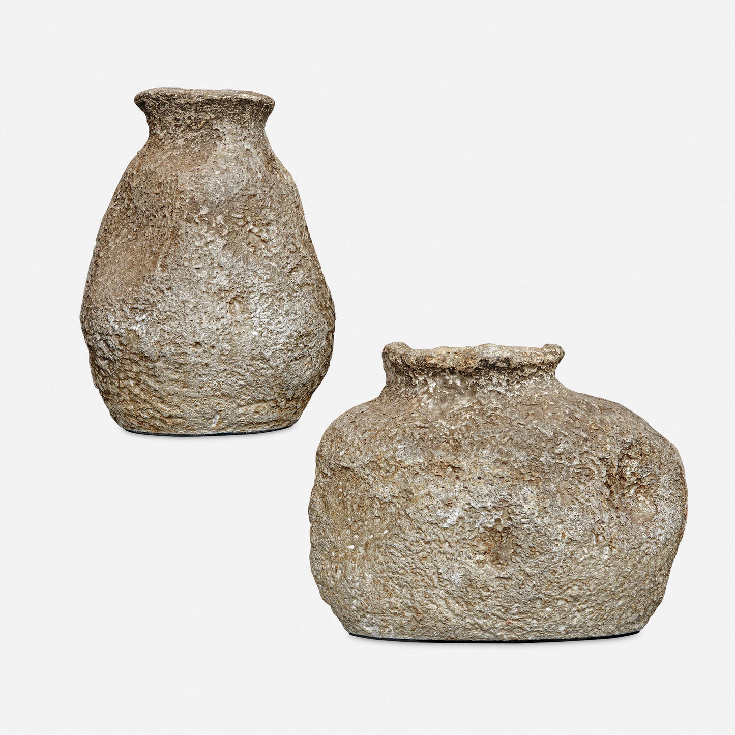 Ancient Echos - Vases (Set of 2) - Gray