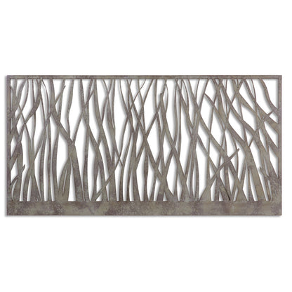 Amadahy - Metal Wall Art - Pearl Silver