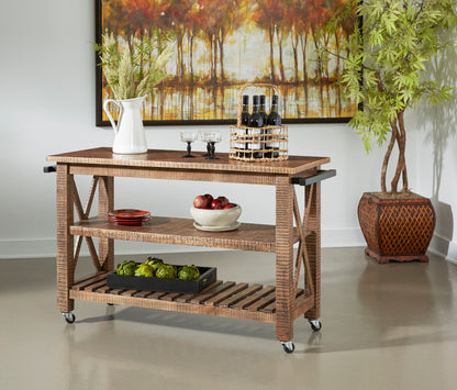 Jamison - Castered Cart - Celebrity Distressed Brown