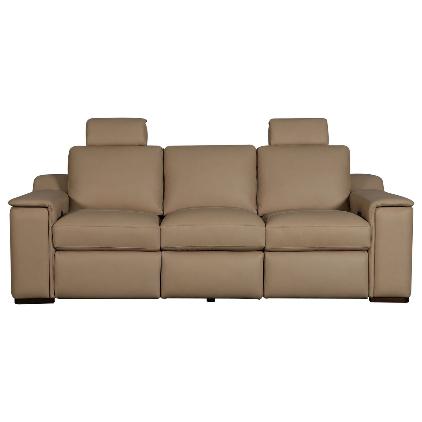 Armon - Sofa With Power Footrest & ZG - Brown