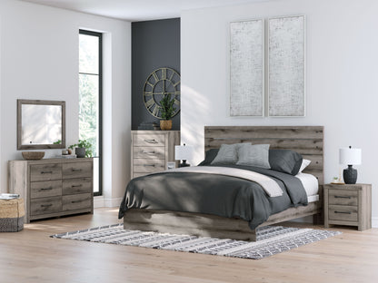 Graystorm - Brown Gray - Two Drawer Night Stand