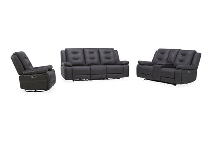 Caldwell - Power Console Loveseat